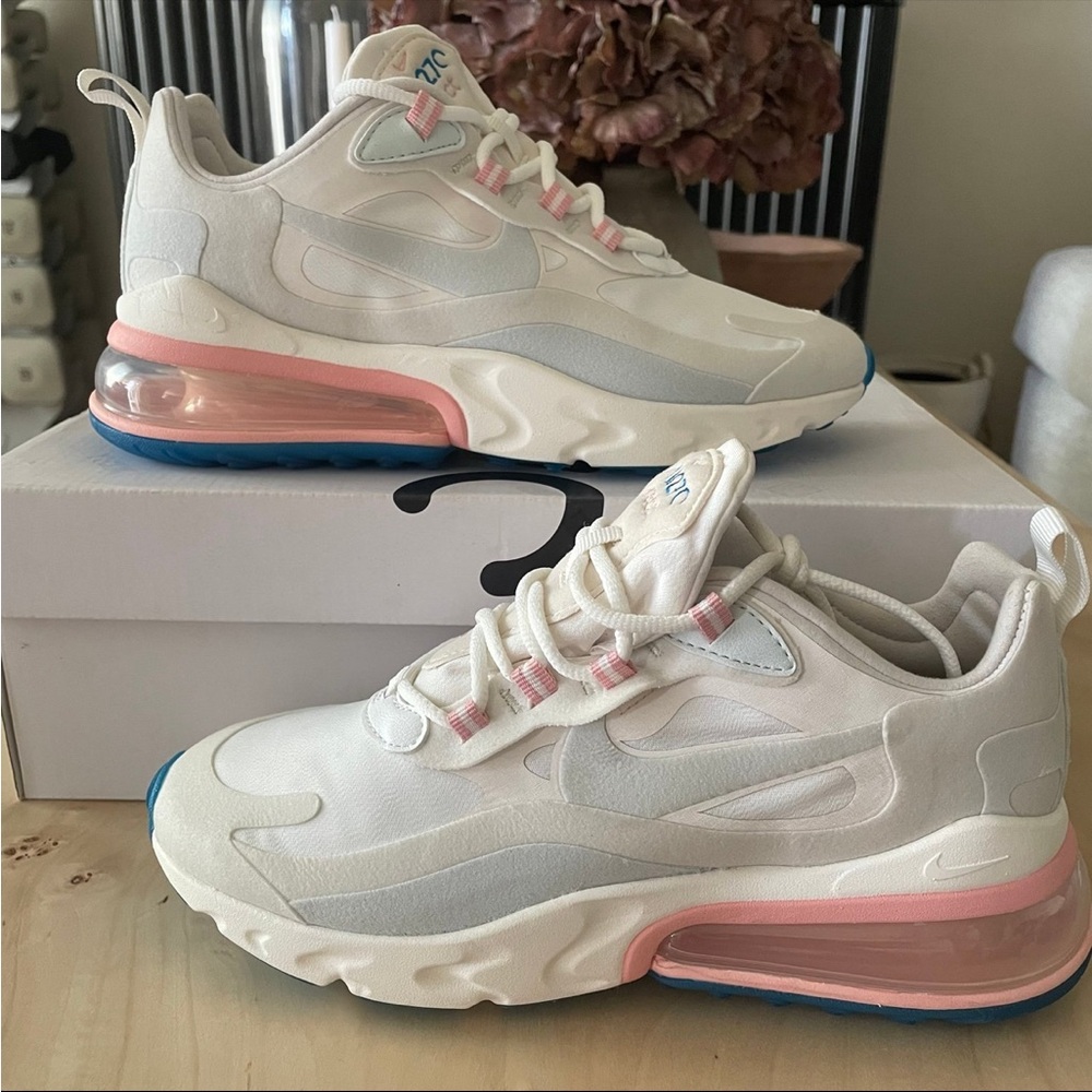 Nike Air Max 270 React American Modern Summit White W 7